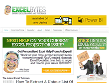 Tablet Screenshot of excel-bytes.com